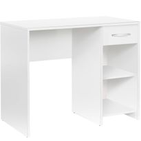 Työpöytä Linento Furniture CMS-505-BB-1, 90x52cm, valkoinen