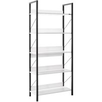 Kirjahylly Linento Furniture KTP-850-DD-1 valkoinen