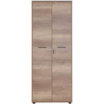 Lukollinen kaappi Linento Furniture NKT-555-TT-1, leveys 72cm, korkeus 187cm, ruskea