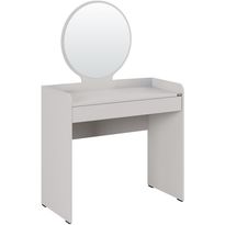 Meikkipöytä Linento Furniture Tmu-701-Vv-1 peili vaalea harmaanbeige
