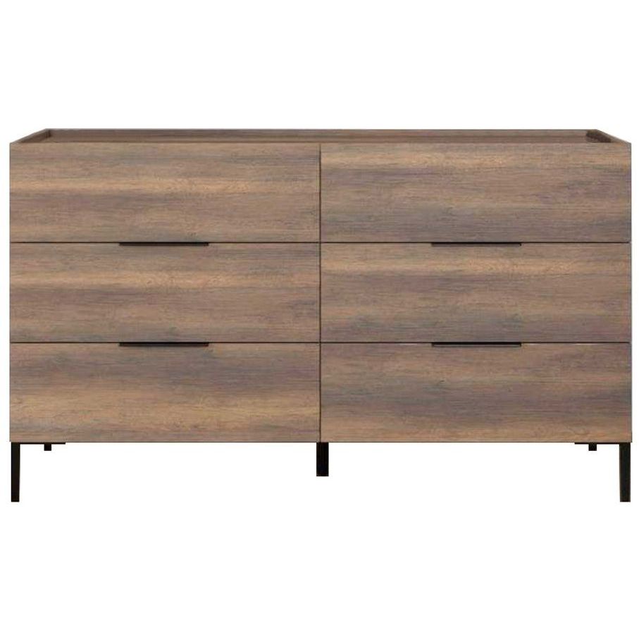 Lipasto Linento Furniture SFN-1760-OO-1, leveys 140cm, korkeus 81cm, ruskea