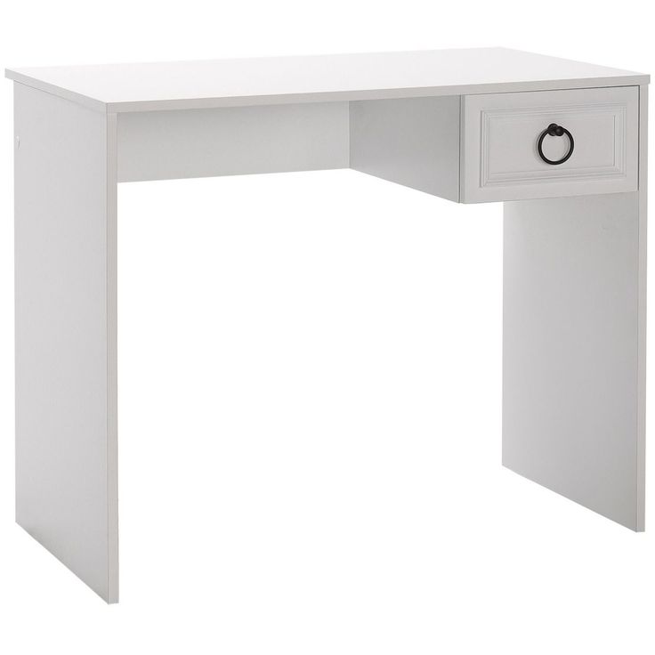 Työpöytä Linento Furniture CMS-1301-BB-1, 90x51cm, valkoinen