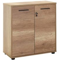 Lukollinen kaappi Linento Furniture NKT-522-TT-1, leveys 45cm, korkeus 63cm, ruskea, Verkkokaupan poistotuote