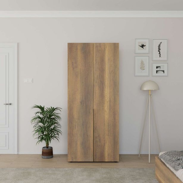 Vaatekaappi Linento Furniture GRD-1726-OO-2, 60x121cm, pähkinänruskea