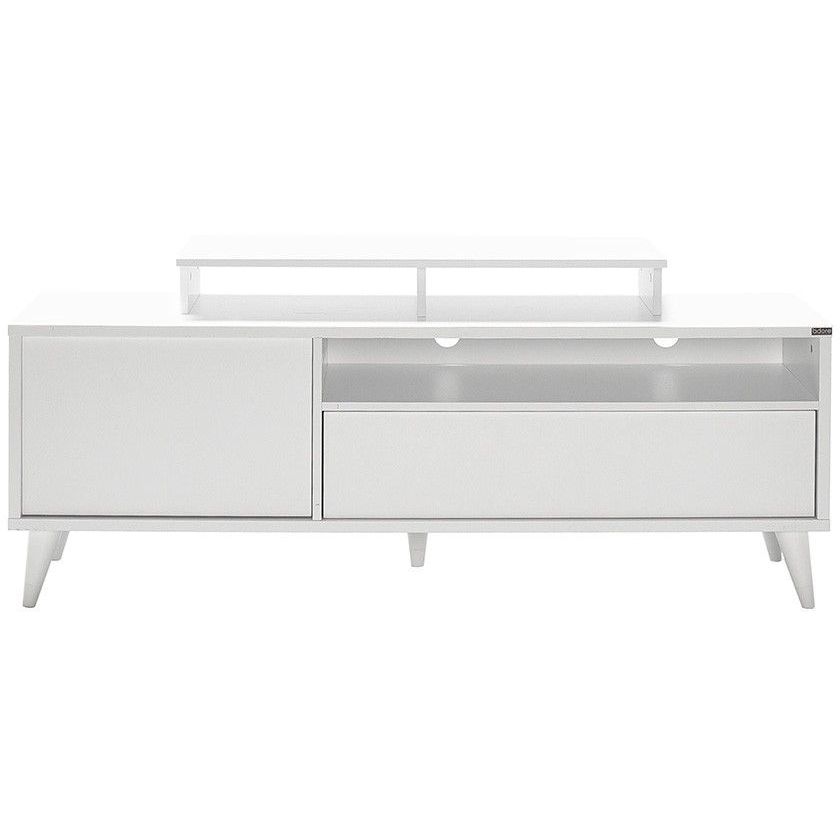 TV-taso Linento Furniture TVR-511-DD-1, 150cm, valkoinen