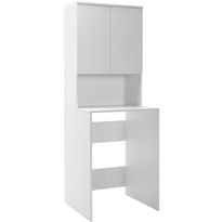 Pesukonekaappi Linento Furniture ADR-482-BB-1, leveys 65cm, korkeus 182 cm, valkoinen