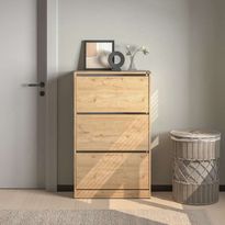 Kenkäkaappi Linento Furniture SHC-530-FF-1, ruskea