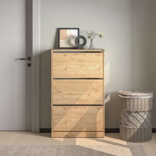 Kenkäkaappi Linento Furniture SHC-530-FF-1, ruskea