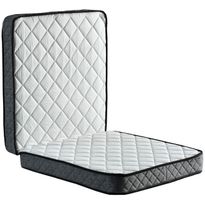 Taittopatja Linento Furniture Otel Katlanir, 90x200cm, musta/valkoinen, Verkkokaupan poistotuote