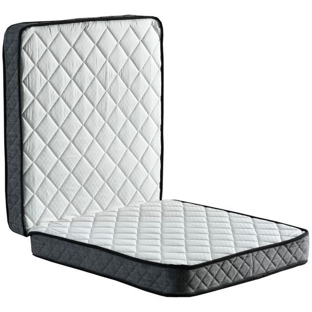 Taittopatja Linento Furniture Otel Katlanir, 90x200cm, musta/valkoinen