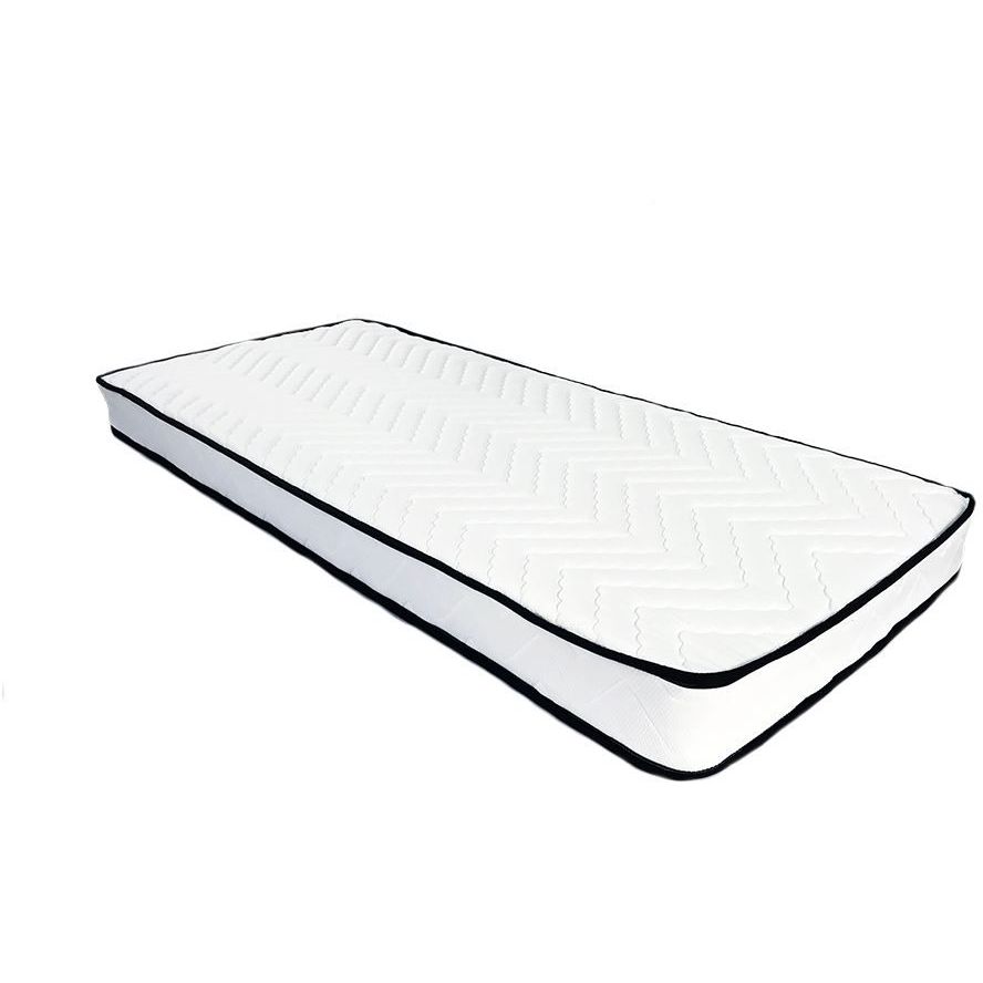 Taittopatja Linento Furniture Katlanir, 80x190cm, valkoinen/musta