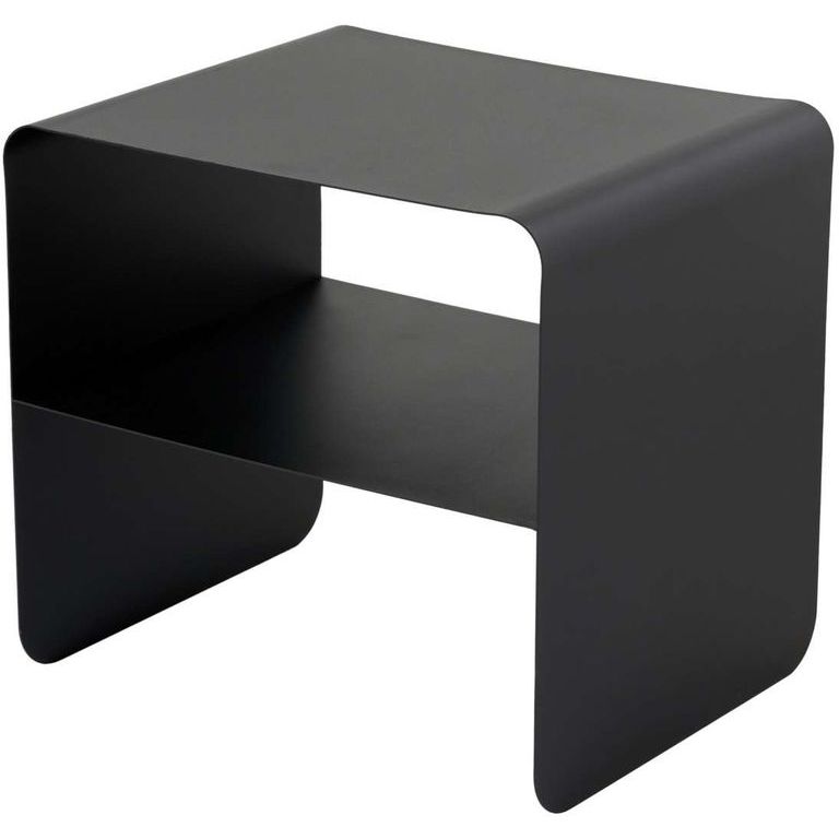 Sivupöytä Linento Furniture Shb-013, 45x52cm, musta
