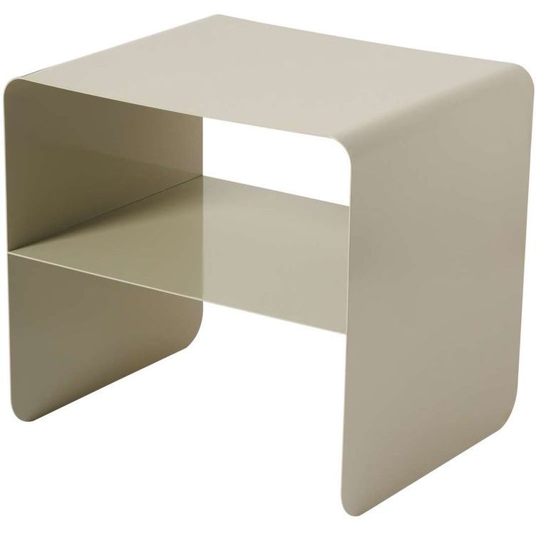 Sivupöytä Linento Furniture Shb-013-B, 45x52cm, ruskeanharmaa