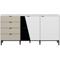 Senkki Linento Furniture Yelena valkoinen/musta/beige