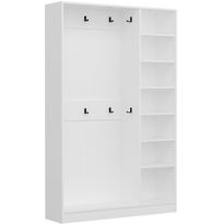 Säilytyskokonaisuus eteiseen Linento Furniture Kale 8119 valkoinen