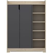 Kaappi Linento Furniture Patris 8881 antrasiitti