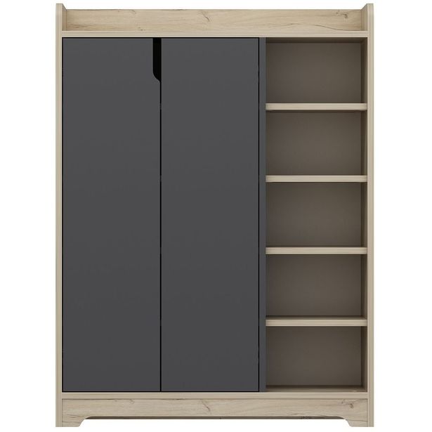 Kaappi Linento Furniture Patris 8881 antrasiitti