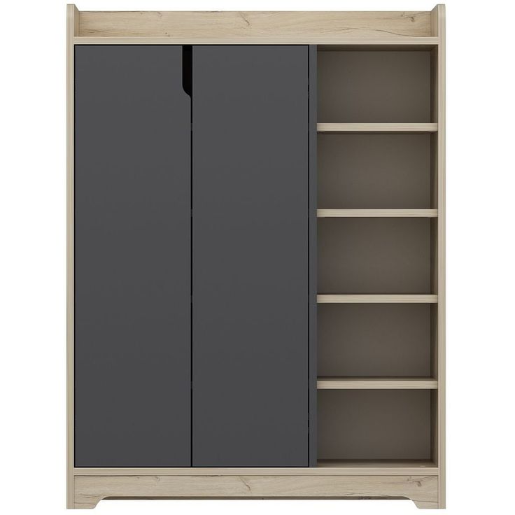 Kaappi Linento Furniture Patris 8881 antrasiitti