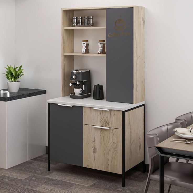 Kaappi Linento Furniture Andy 8977 antrasiitti
