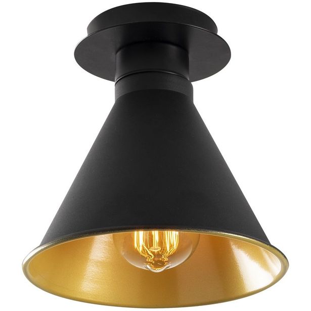 Kattovalaisin Linento Lighting Berceste, Ø20cm, musta