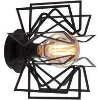 Seinävalaisin Linento Lighting Nemrut, Ø25cm, E27, musta