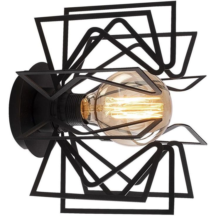 Seinävalaisin Linento Lighting Nemrut, Ø25cm, E27, musta
