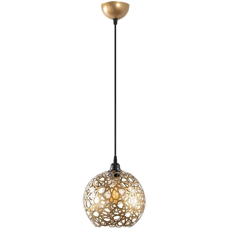 Riippuvalaisin Linento Lighting Selcuklu, Ø25cm, E27, kulta