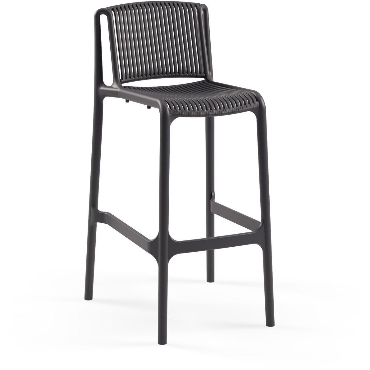 Baarituolisetti Linento Garden Nes Bar, 4kpl, antrasiitti