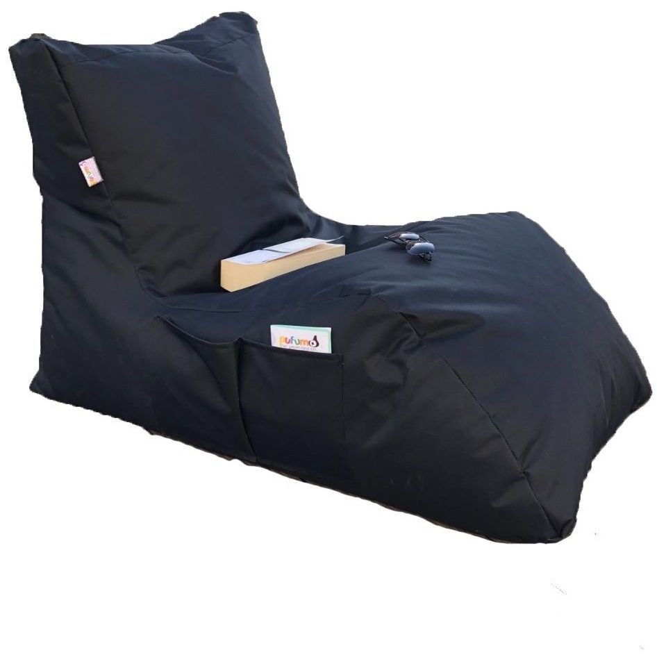 Säkkituoli ulos Linento Garden Daybed, musta