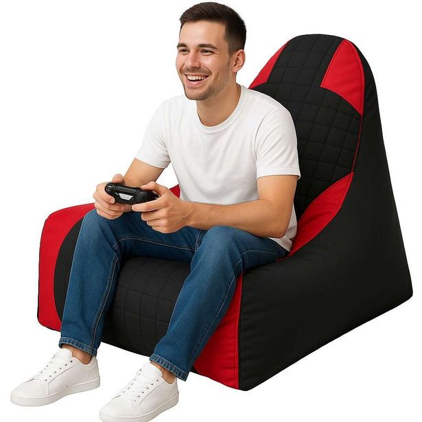 Säkkituoli ulos Linento Garden XXL Gamer, punainen
