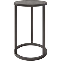 Apupöytä Linento Furniture Tambur, 35cm, musta