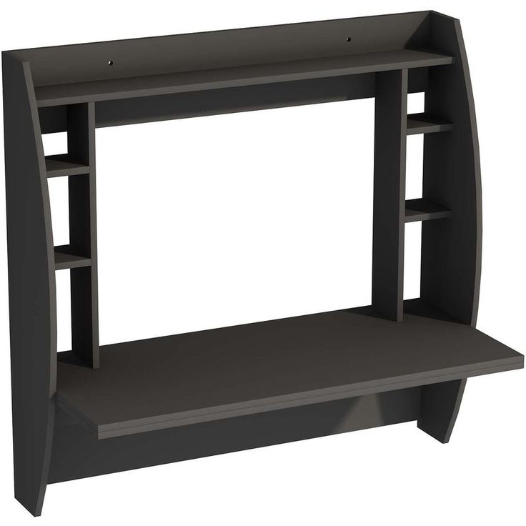 Työpöytä seinälle Linento Furniture Buğlem, antrasiitti
