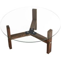 Sohvapöytä Linento Furniture Drone, 75cm, ruskea