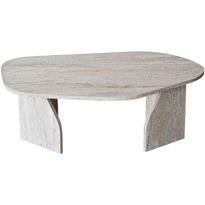 Sohvapöytä Linento Furniture Rock 105x35cm travertiini, Verkkokaupan poistotuote