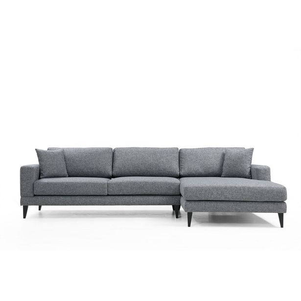 Divaanisohva Linento Furniture Nordic, oikea, harmaa