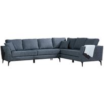 Kulmasohva Linento Furniture Tempo, oikea, harmaa