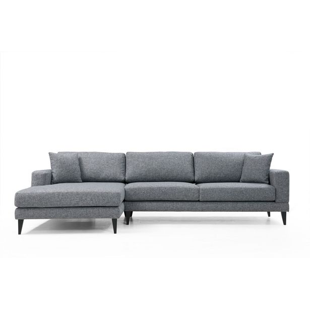 Divaanisohva Linento Furniture Nordic, vasen, harmaa