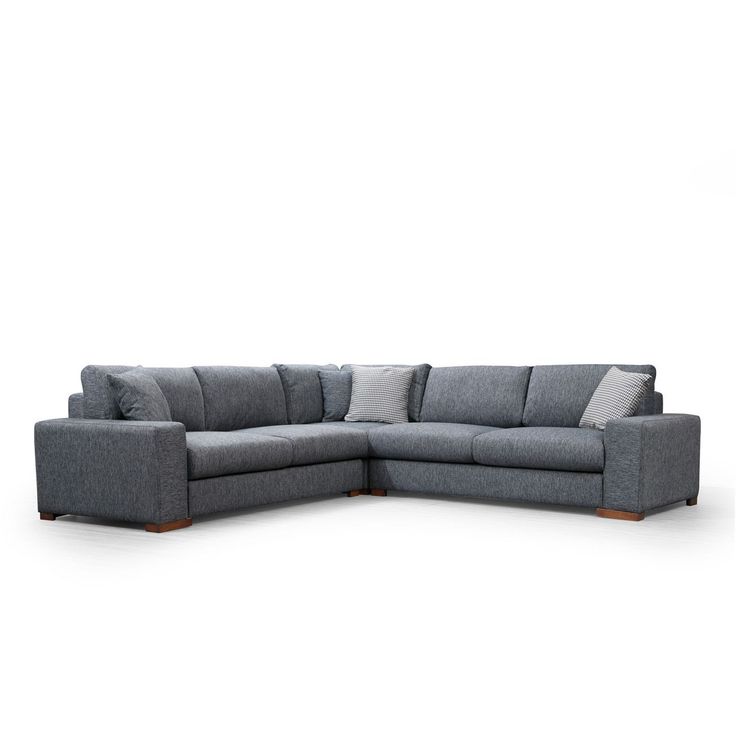 Kulmasohva Linento Furniture Loop 7, 4-istuttava, antrasiitti