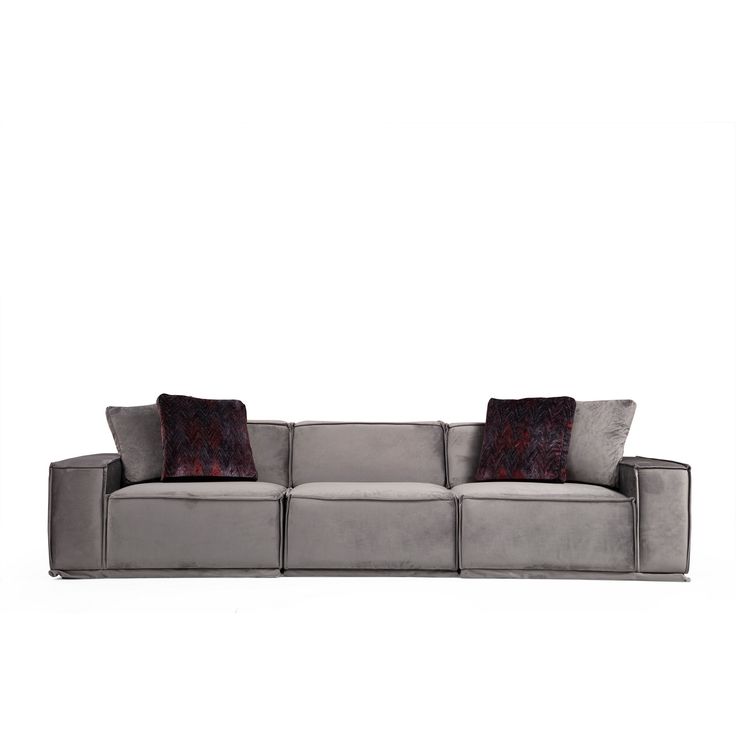 Sohva Linento Furniture Lego, 3-istuttava, harmaa