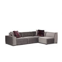 Kulmasohva Linento Furniture Lego, 4-istuttava, 300x190cm, oikea, harmaa/vaaleanharmaa