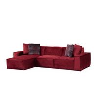 Divaanisohva Linento Furniture Lego, 4-istuttava, 170x300cm, vasen, punainen
