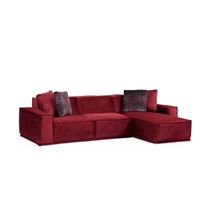 Divaanisohva Linento Furniture Lego, 4-istuttava, 300x170cm, oikea, punainen