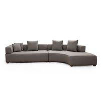 Avokulmasohva Linento Furniture Gondol 1, oikea, harmaa