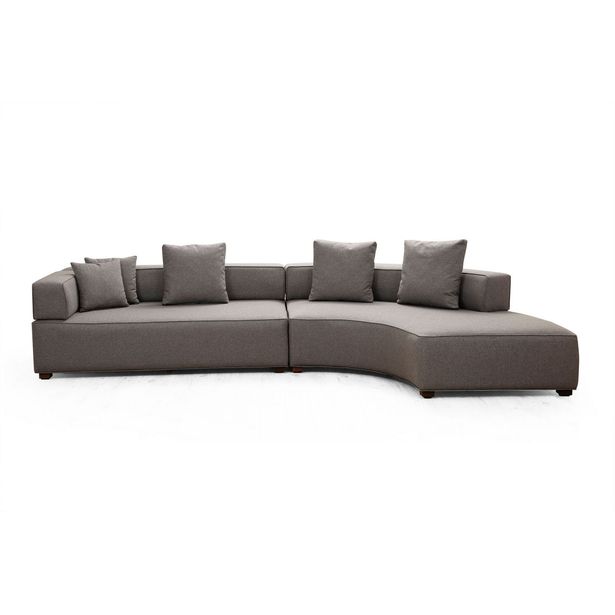 Avokulmasohva Linento Furniture Gondol 1, oikea, harmaa