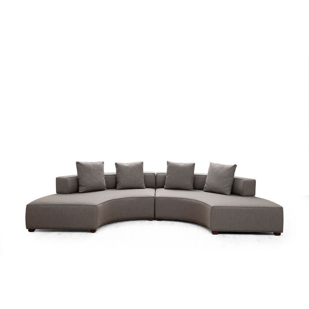 Avokulmasohva Linento Furniture Gondol 2, harmaa