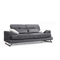 Sohva Linento Furniture Frido raita, 3-istuttava, antrasiitti
