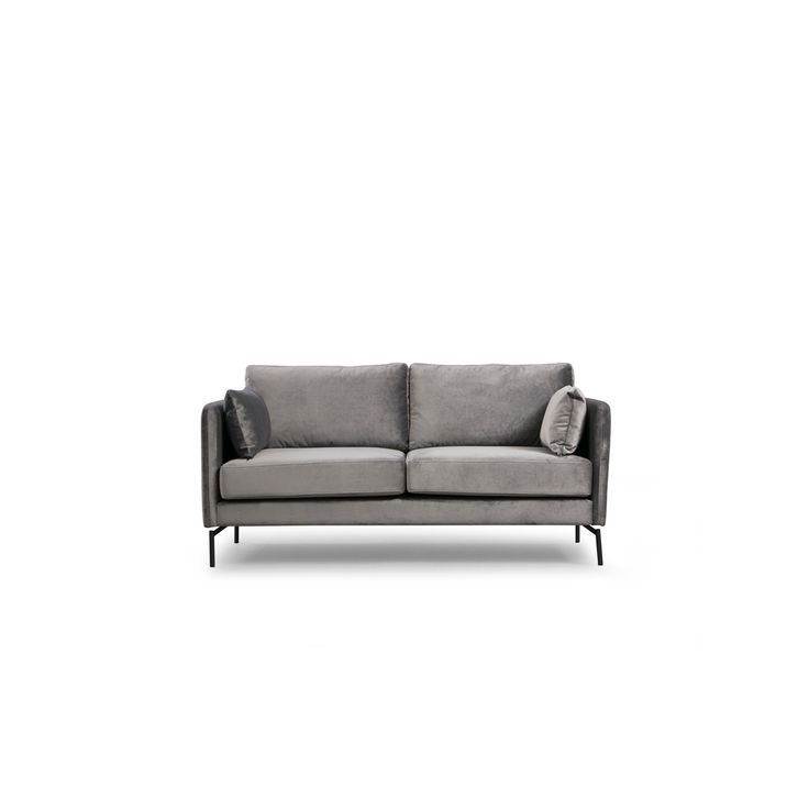 Sohva Linento Furniture Sino, 2-istuttava, harmaa