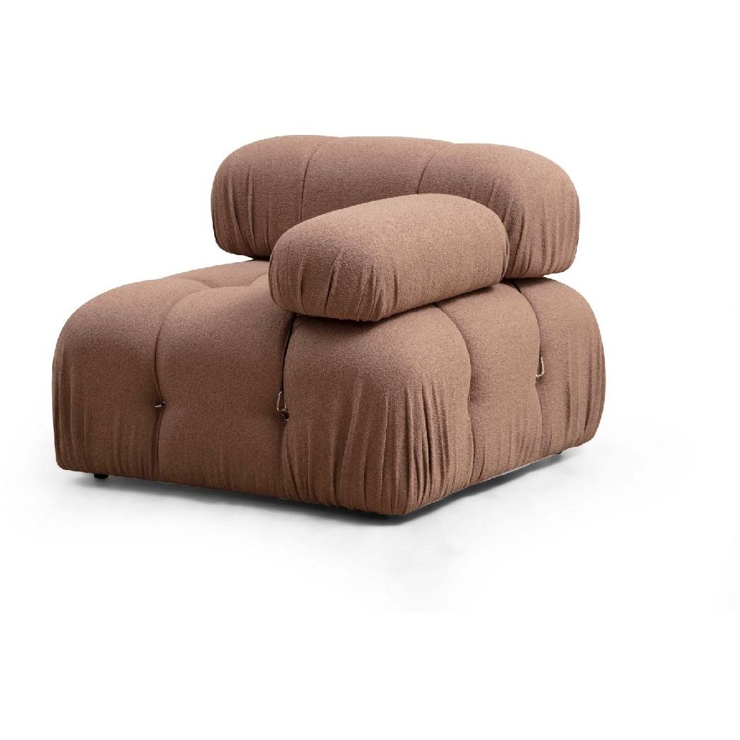 Nojatuoli Linento Furniture Bubble oikeakätinen, ruskea
