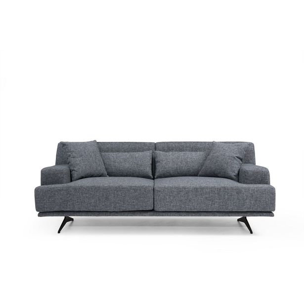 Sohva Linento Furniture Bentley, 2-istuttava, harmaa