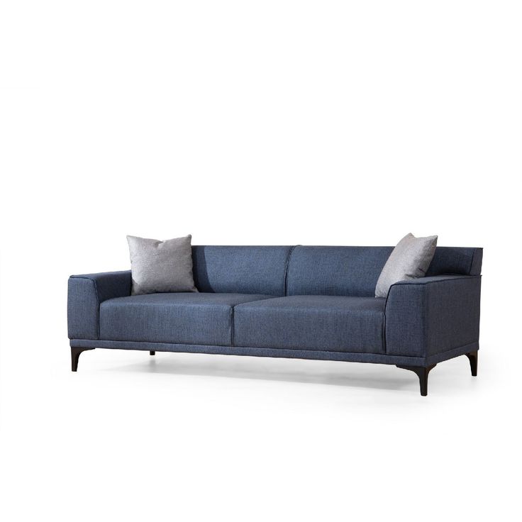 Sohva Linento Furniture Petra 3-istuttava sininen